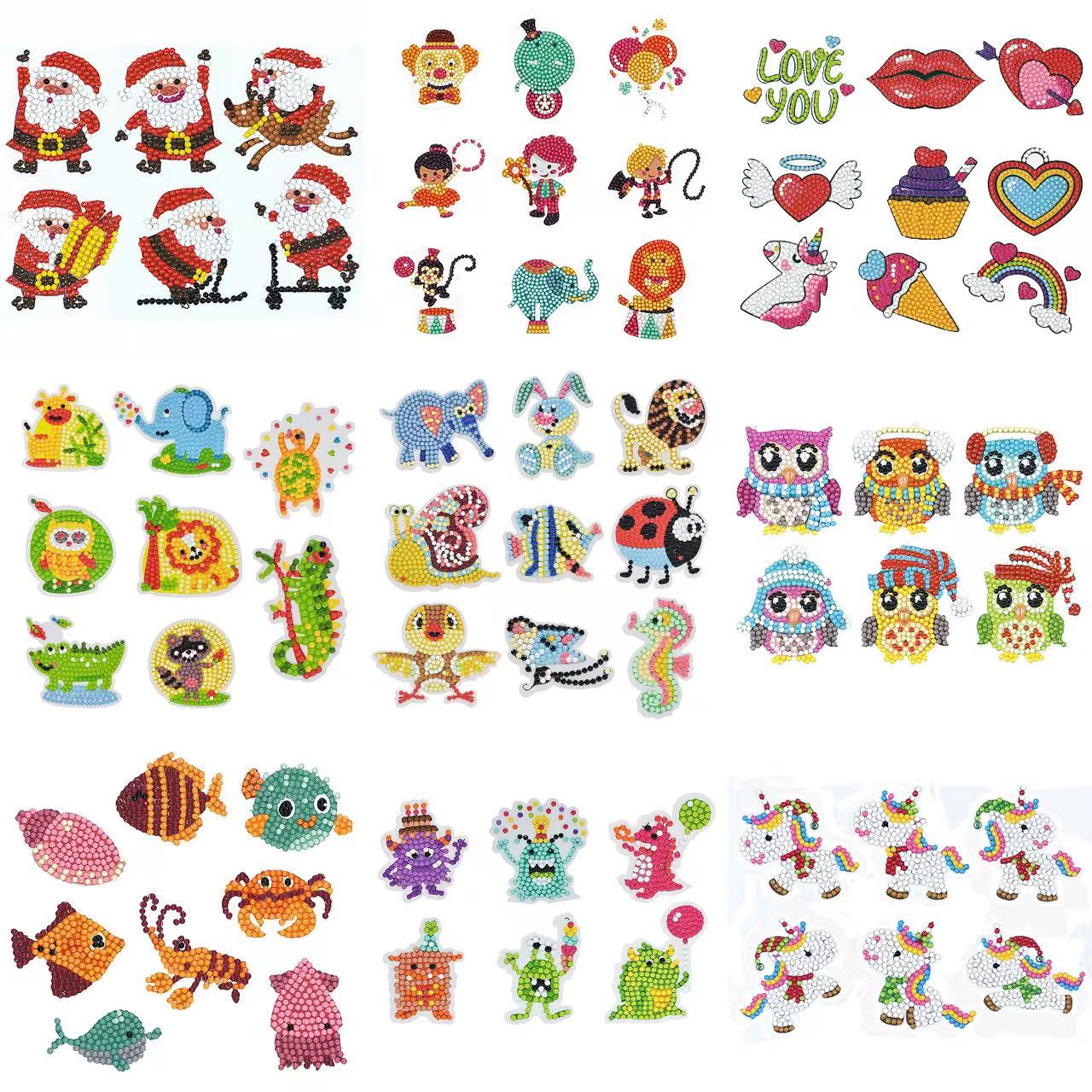 Resin Art Kit - 5D Diamond Painting Stickers Kits para