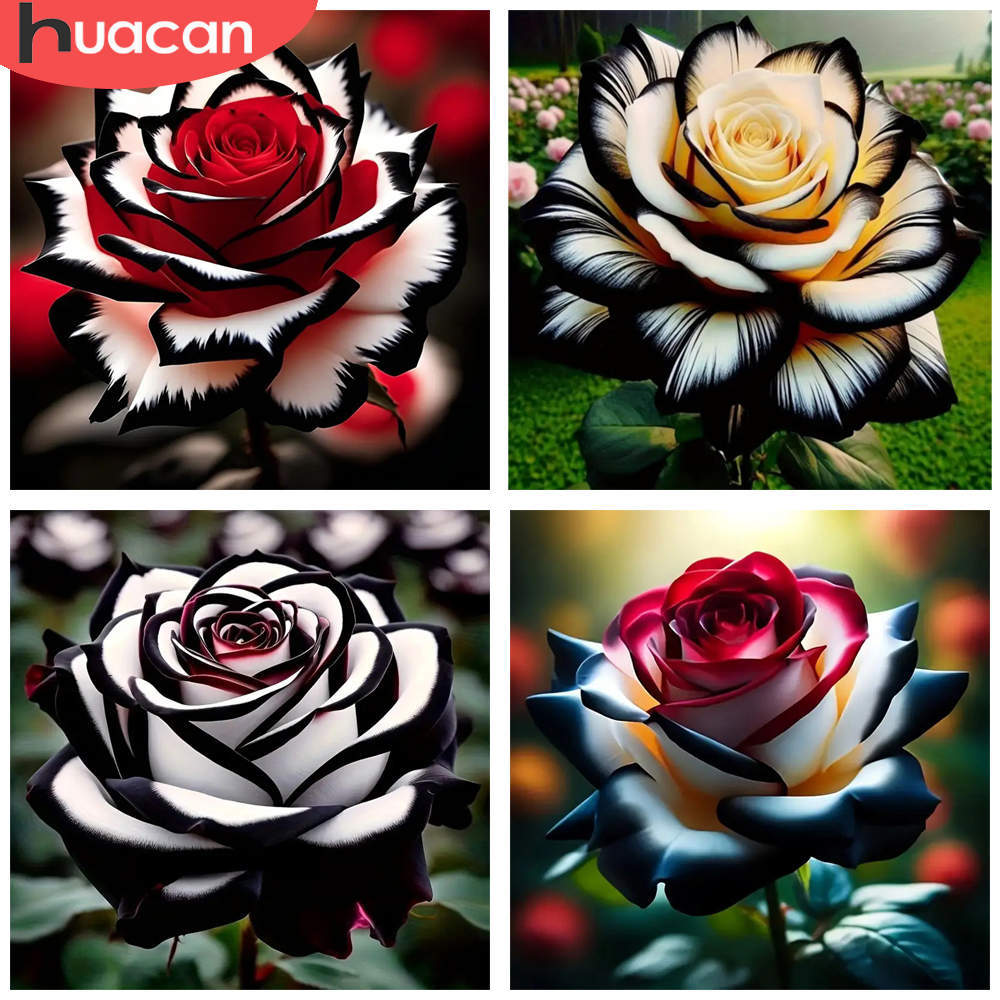 Resin Art Rose Petals - Huacan 1 pçs pintura diamante pétala