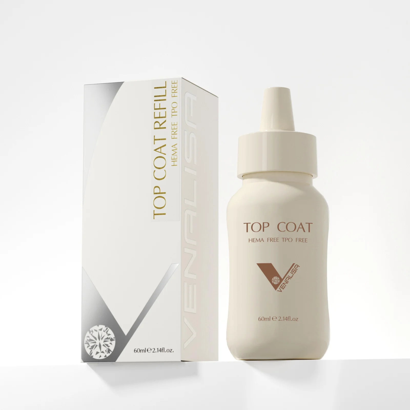 Uv Lamp Nail Resin - 30/60ml venalisa ultra brilhante diamante longo