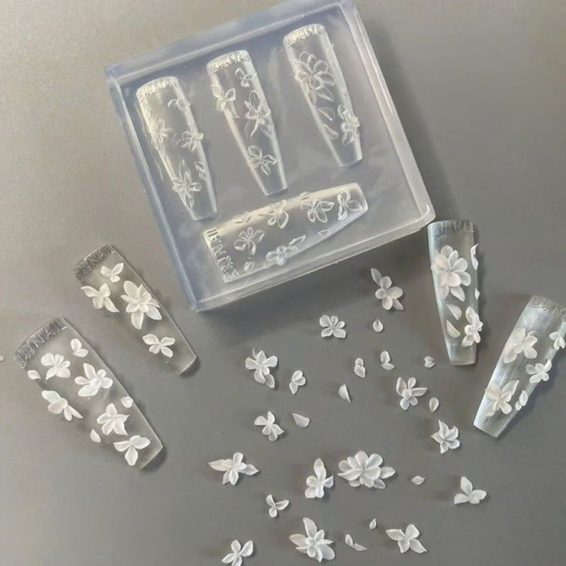 Resin Art Zone - Z. Molde de unhas 3d com