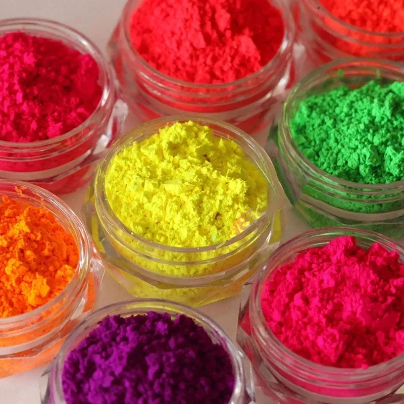 Glitter Powder Resin - Neon Prego Sombra Efeito Poeira, Mica