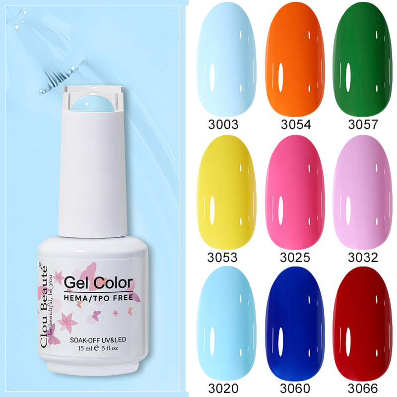 Uv Lamp Nail Resin - Clou Beaute 15ml Hema Free TPO