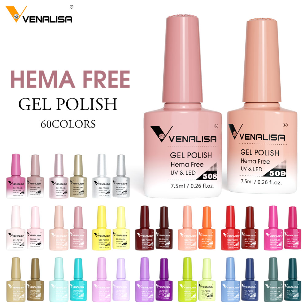 Uv Lamp Nail Resin - VENALISA VIP5 Luxo Gel Polonês 7.5ml