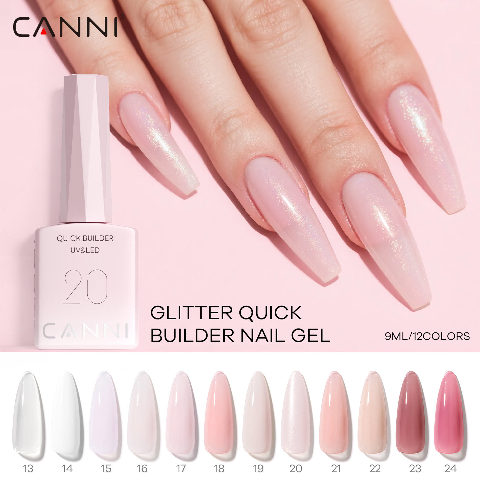 Uv Lamp Nail Resin - CANNI UV Construction Gel Fast Builder