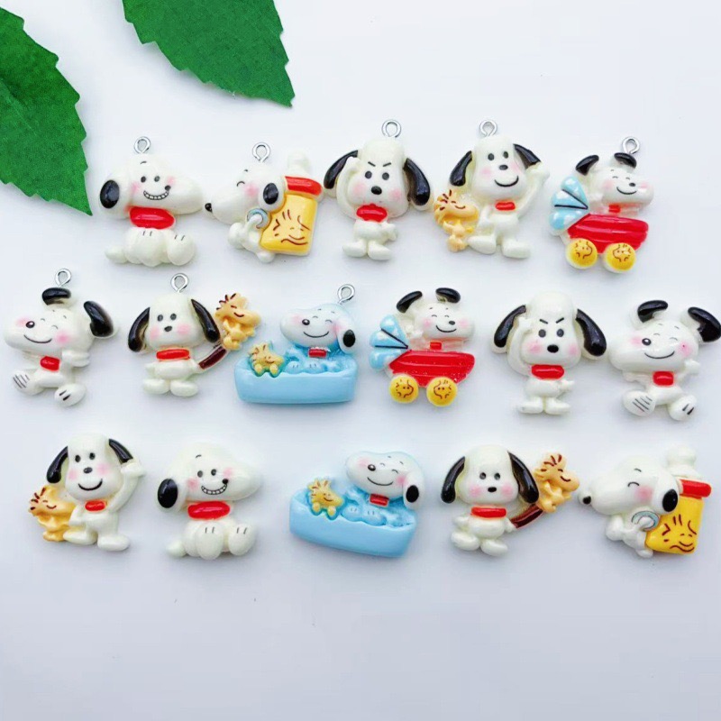 Resin Art Materials Kit - 12 peças de pingente de cachorro