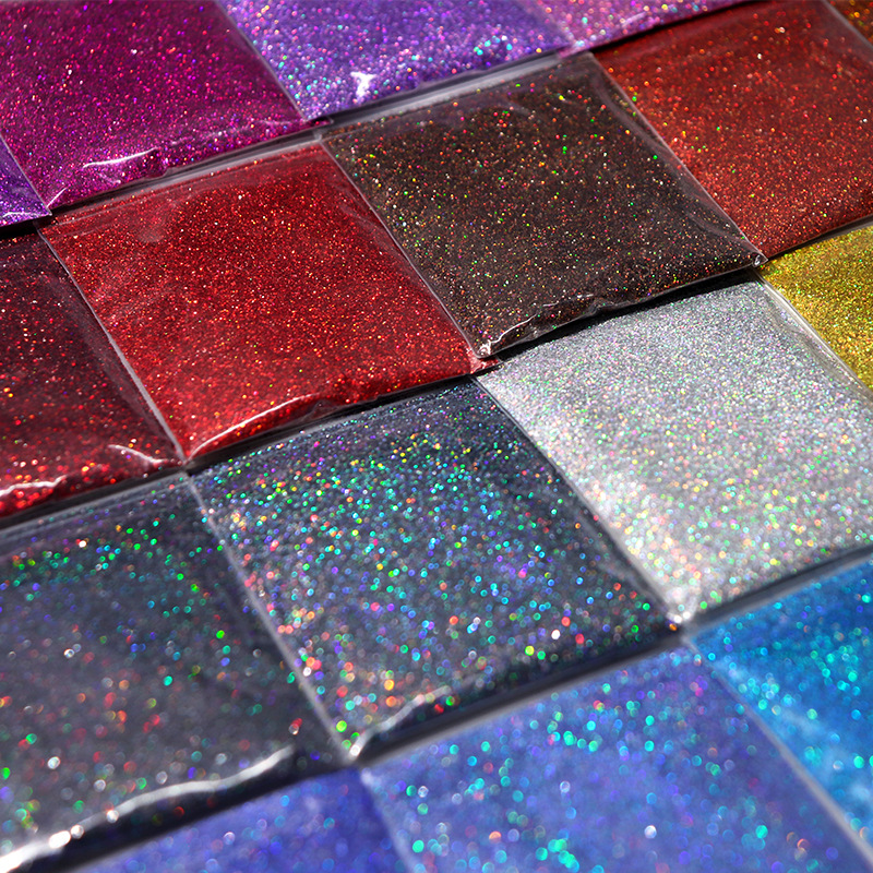 Glitter Powder Resin - 10g colorido brilhante laser em pó
