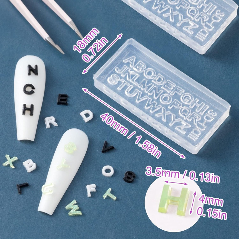 Resin Art Zone - 2/4 Conjuntos de Mini Moldes de