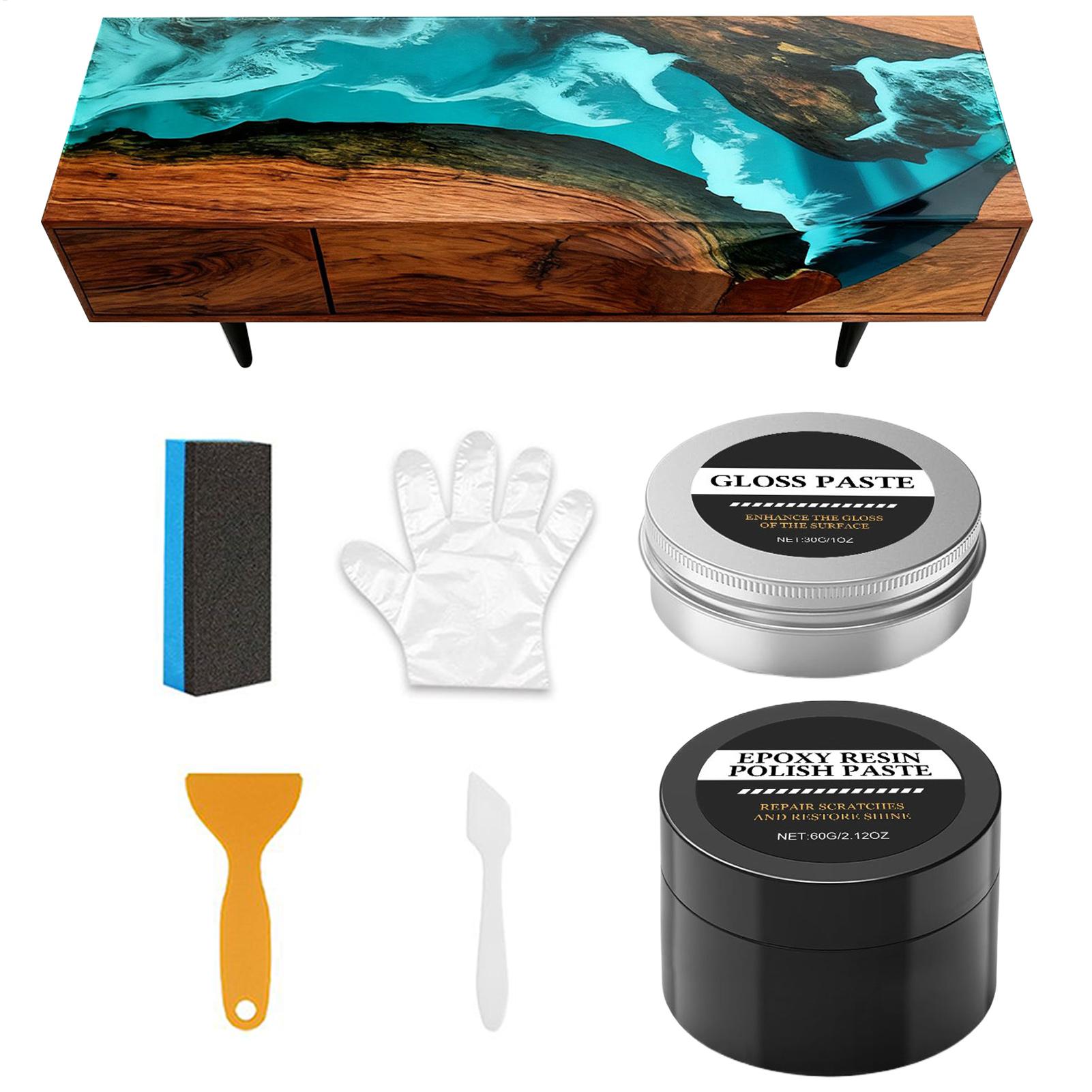 Resin Art Kit - Kit de polimento de resina epóxi