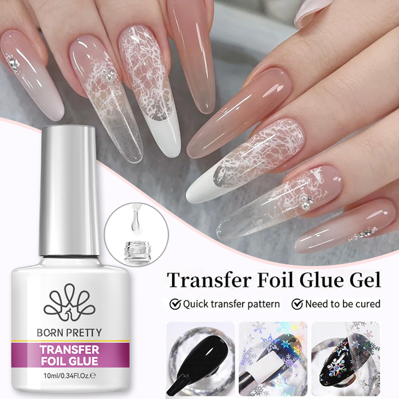 Uv Lamp Nail Resin - BORN PRETTY Gel Adesivo para Folhas