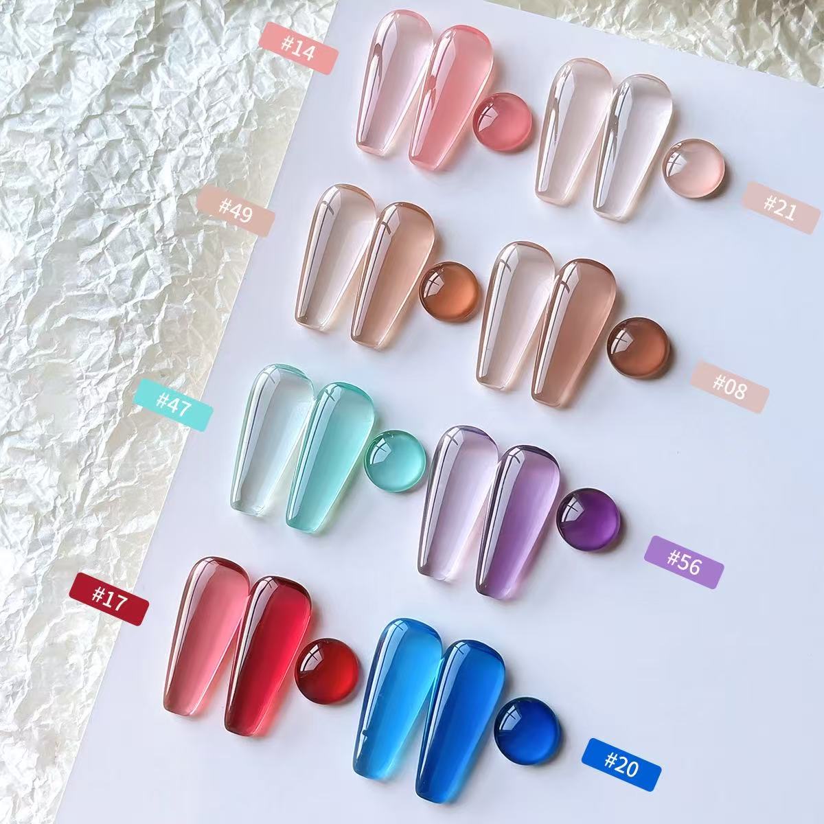 8 cores gel unha polonês kit 1 - Uv Lamp Nail Resin avaliação e preço