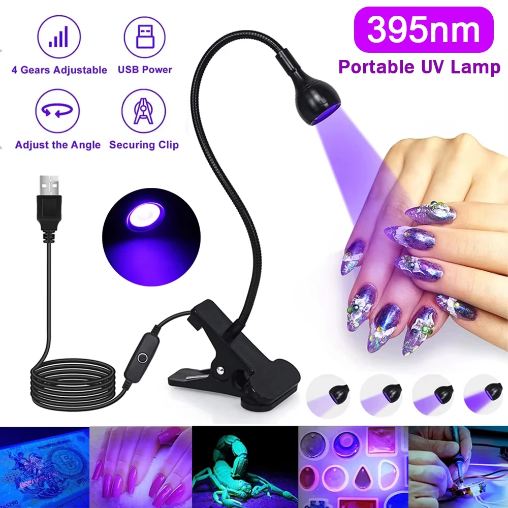 Lâmpada uv para unhas, 395nm,  - Uv Lamp Nail Resin avaliação e preço