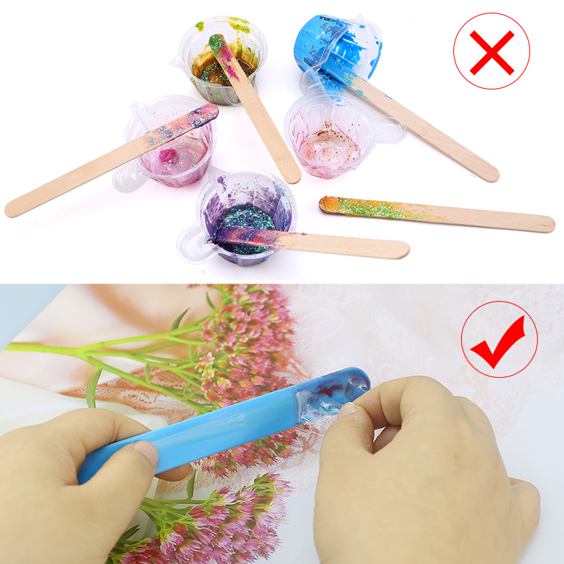 Reutilizável Silicone Stir Sti - Glitter Powder Resin avaliação e preço