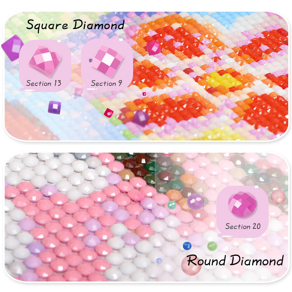 Pintura em Diamante Huacan com - Resin Art Wallpaper avaliação e preço