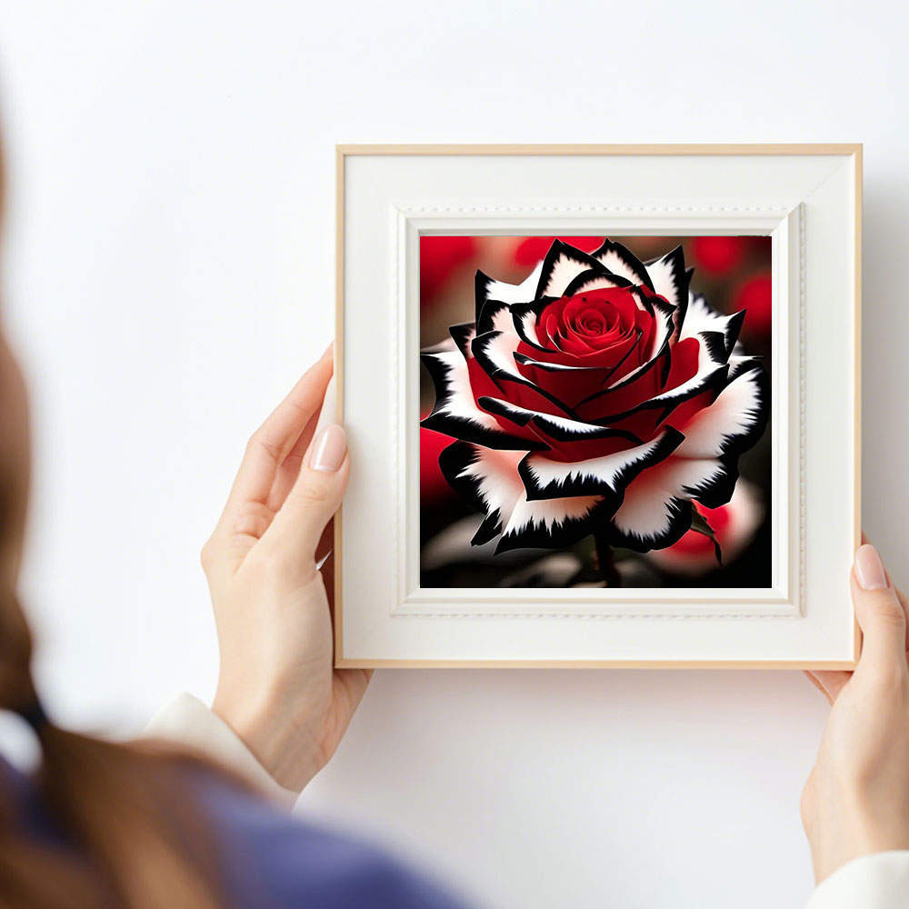 Huacan 1 pçs pintura diamante  - Resin Art Rose Petals avaliação e preço