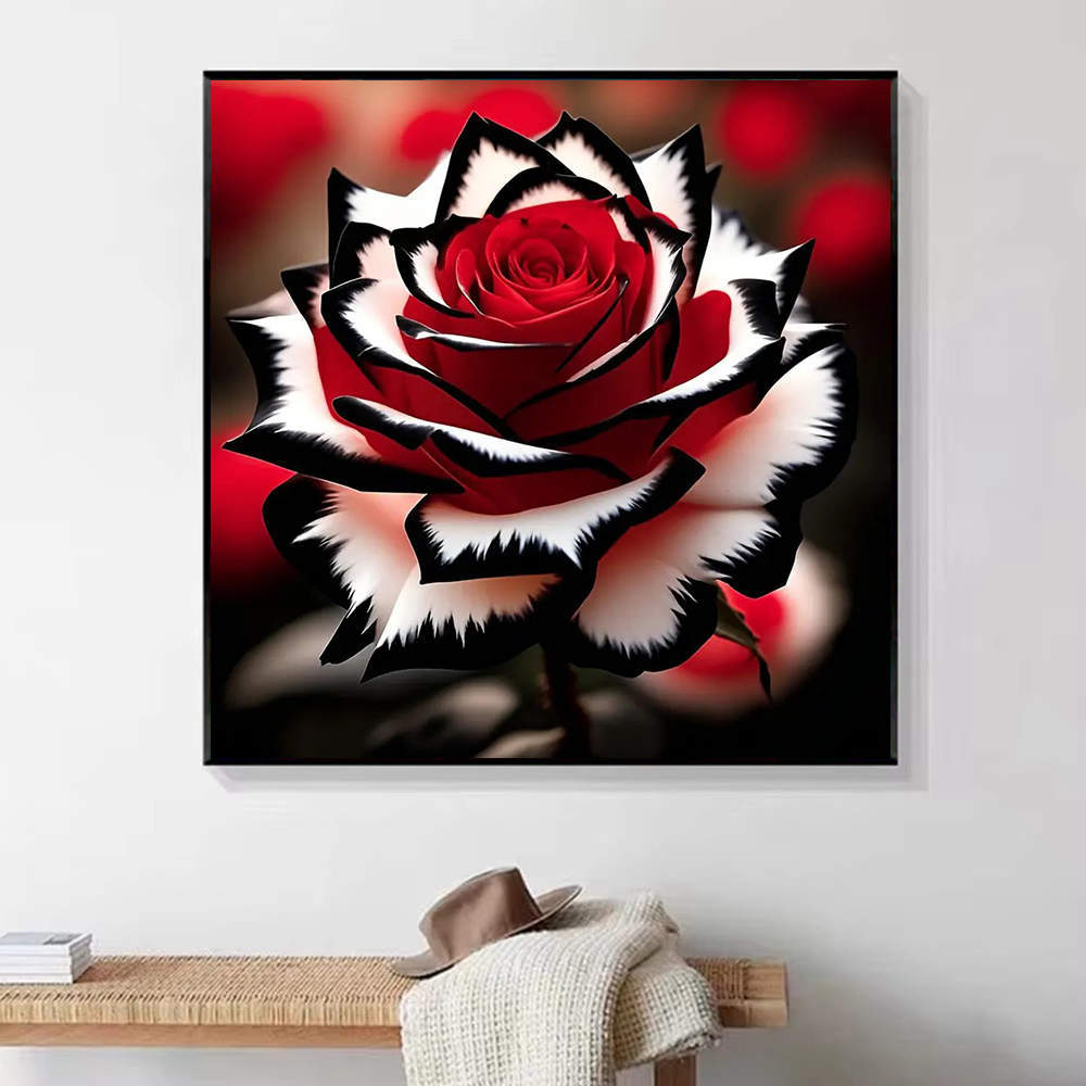 Huacan 1 pçs pintura diamante  - Resin Art Rose Petals avaliação e preço
