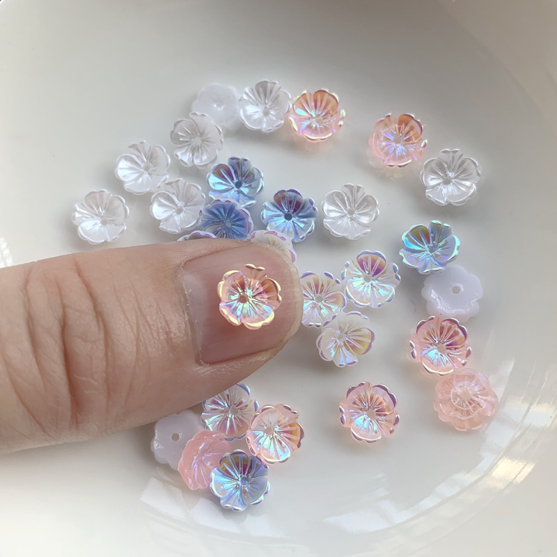 Flores 8mm brincos acessórios  - Resin Art Earrings Design avaliação e preço