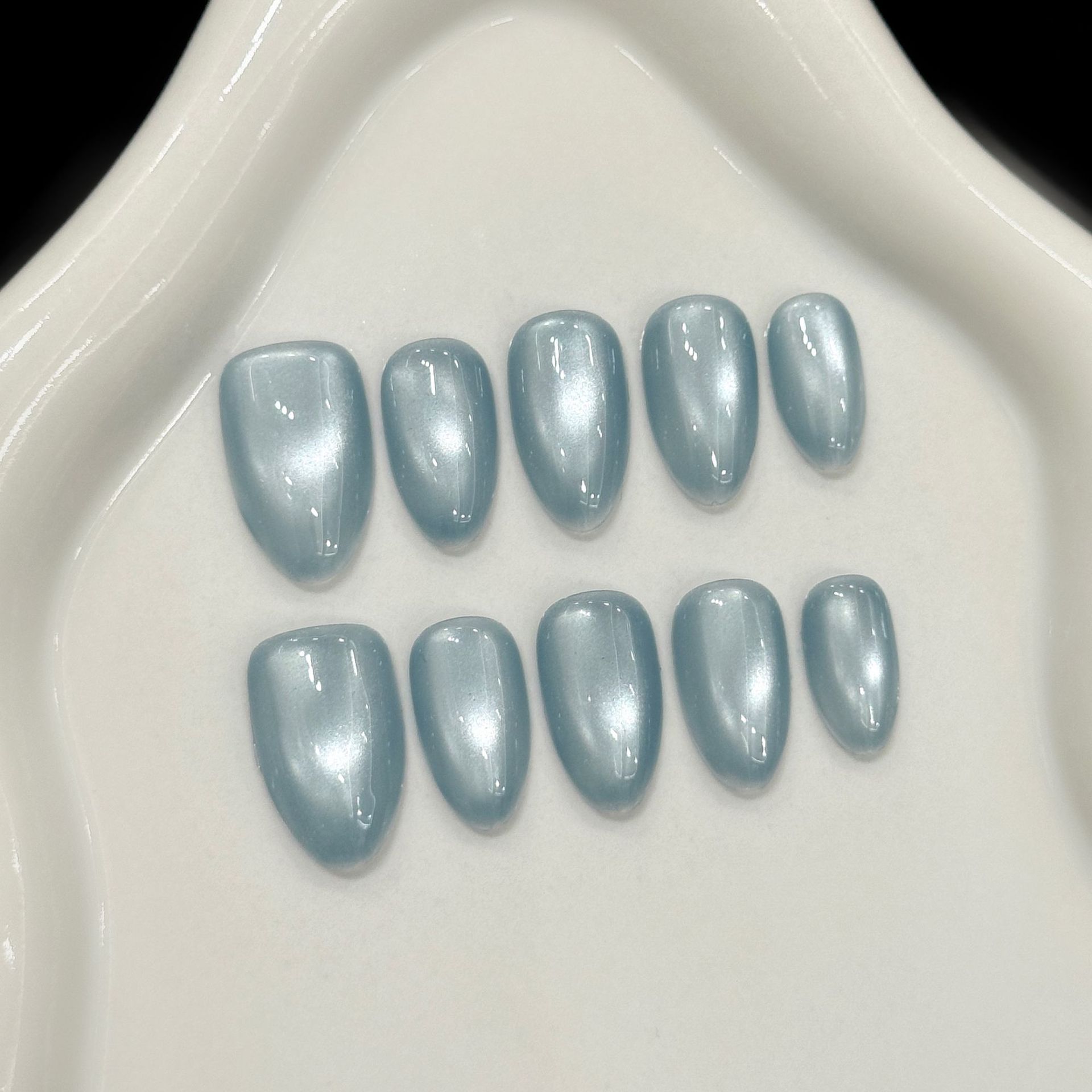 10 Peças de Unhas Falsas em Fo - Resin Art Design avaliação e preço