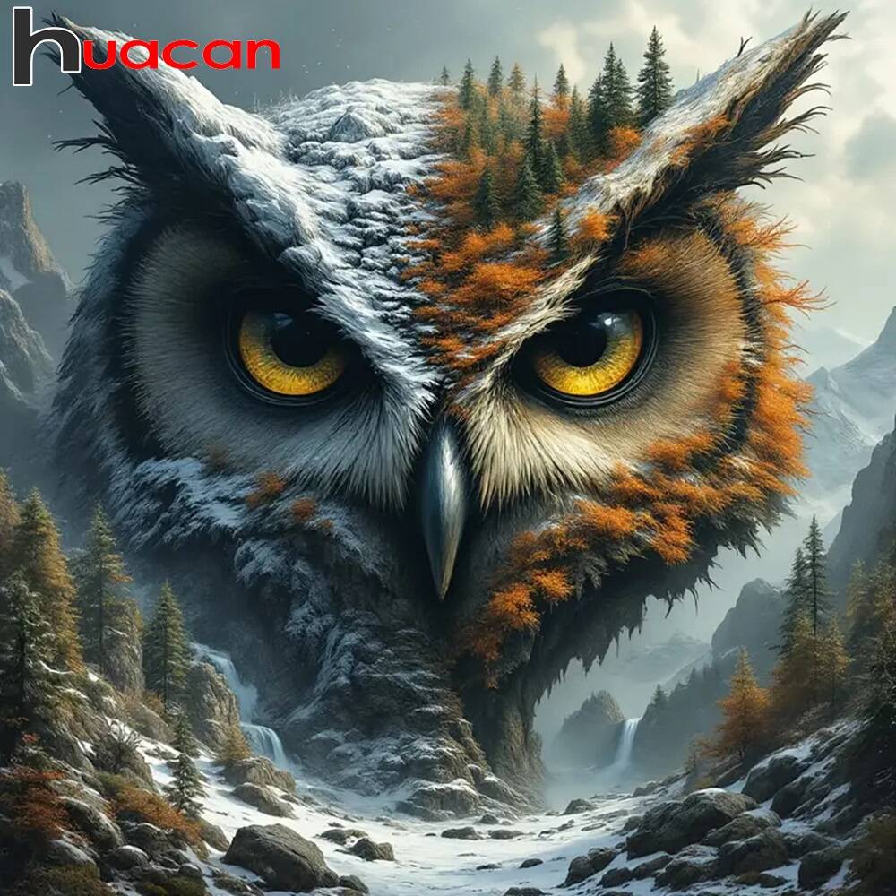 Huacan pintura diamante animal - Resin Art Wallpaper avaliação e preço