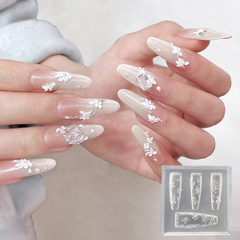 Z. Molde de unhas 3d com flore - Resin Art Zone avaliação e preço