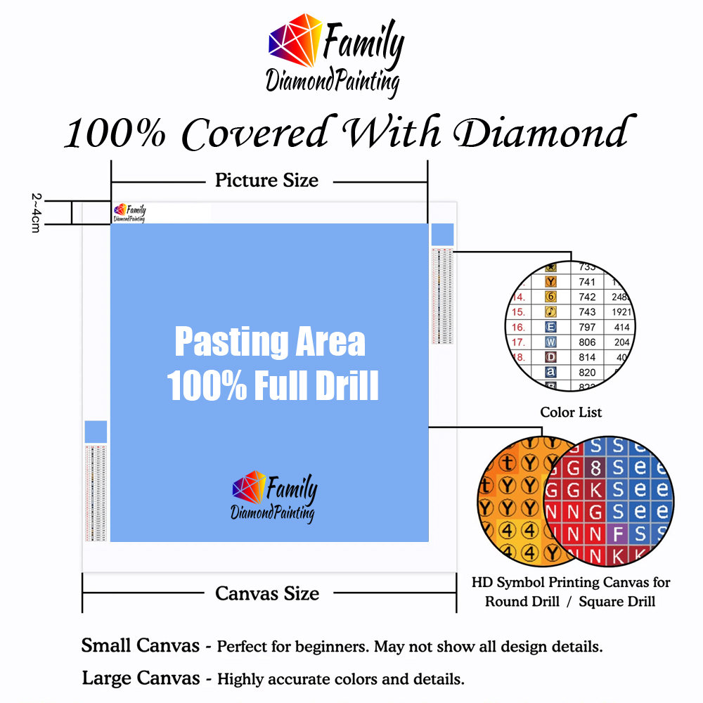 Pintura diamante família color - Resin Art Kit avaliação e preço