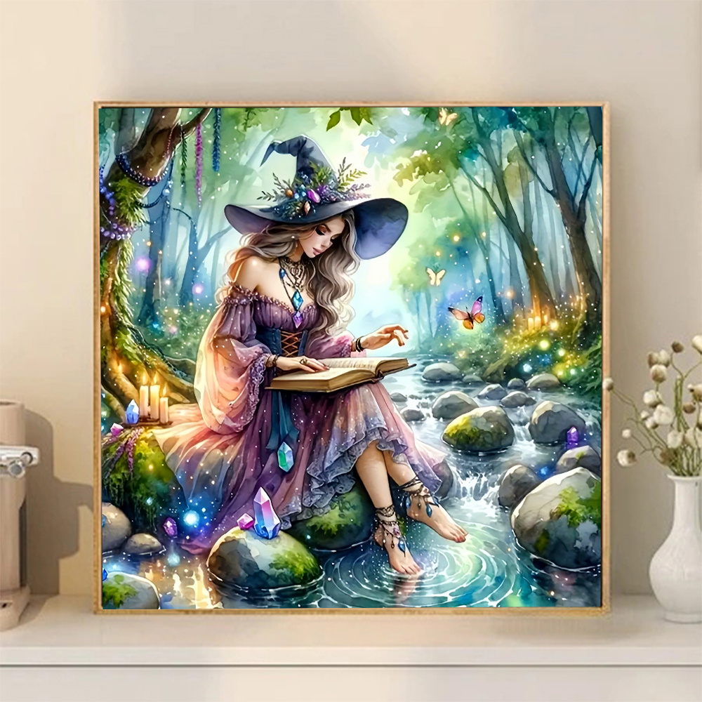Huacan-5d pintura diamante, de - Resin Art Wallpaper avaliação e preço