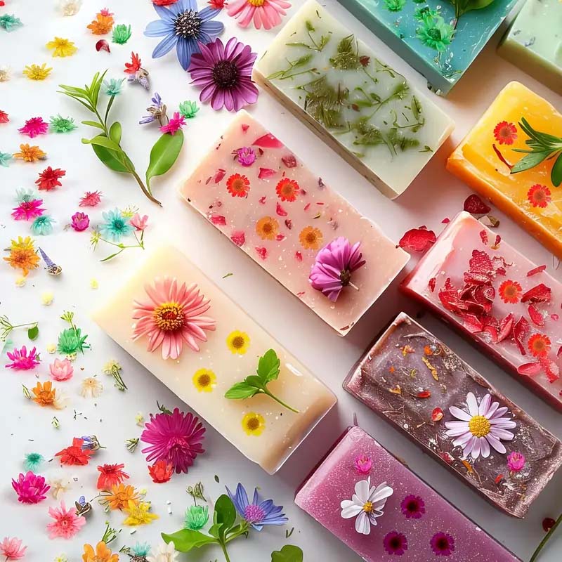 Flor colorida mista para molda - Resin Art Design avaliação e preço