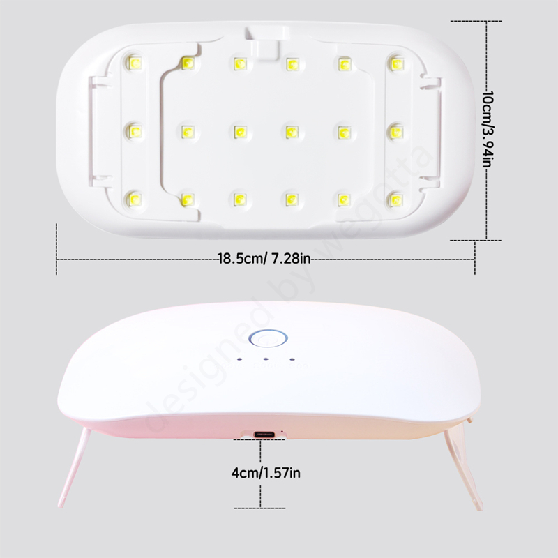 Lâmpada led uv recarregável us - Uv Lamp Nail Resin avaliação e preço