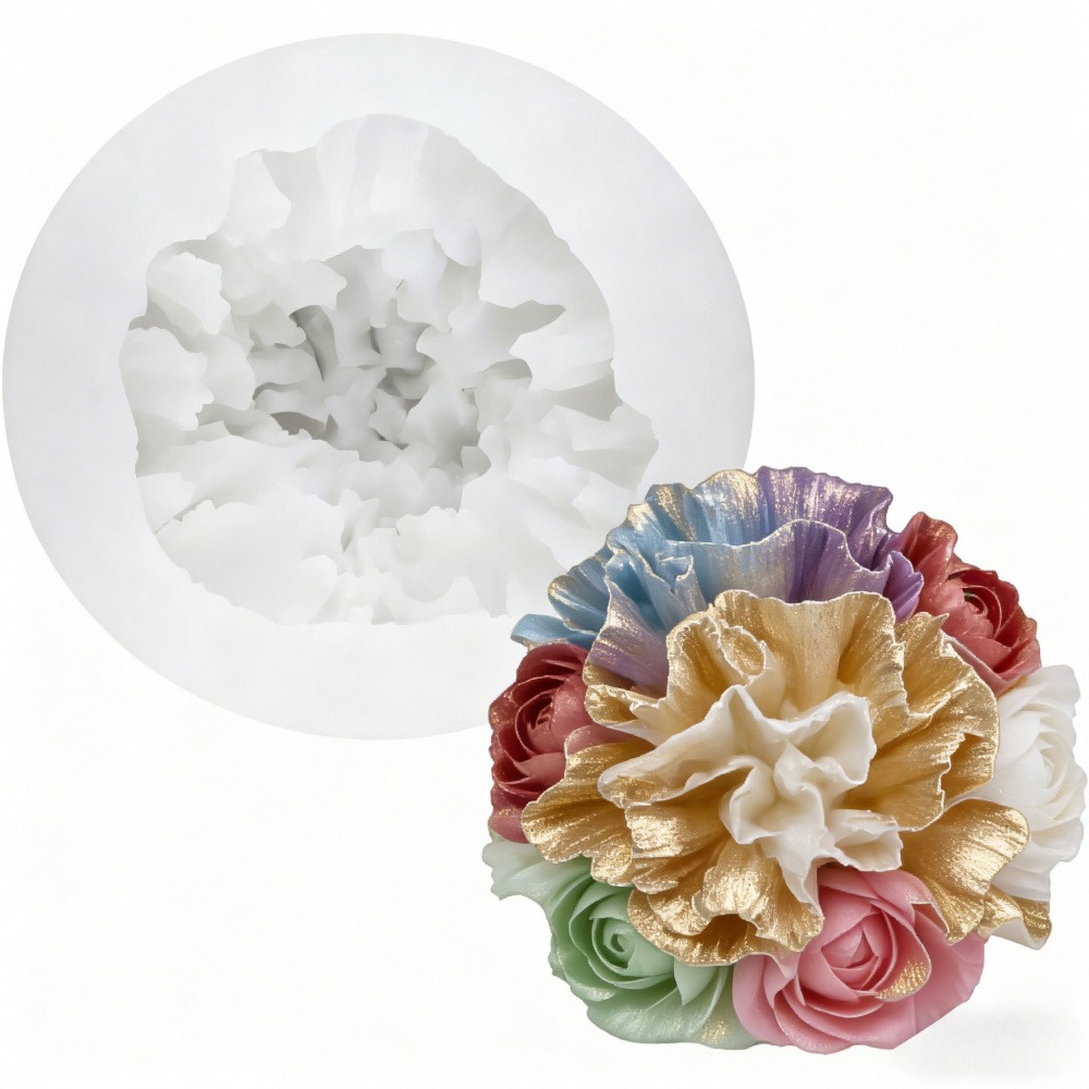 Conjunto de 3 Moldes de Silico - Resin Art Rose Petals avaliação e preço
