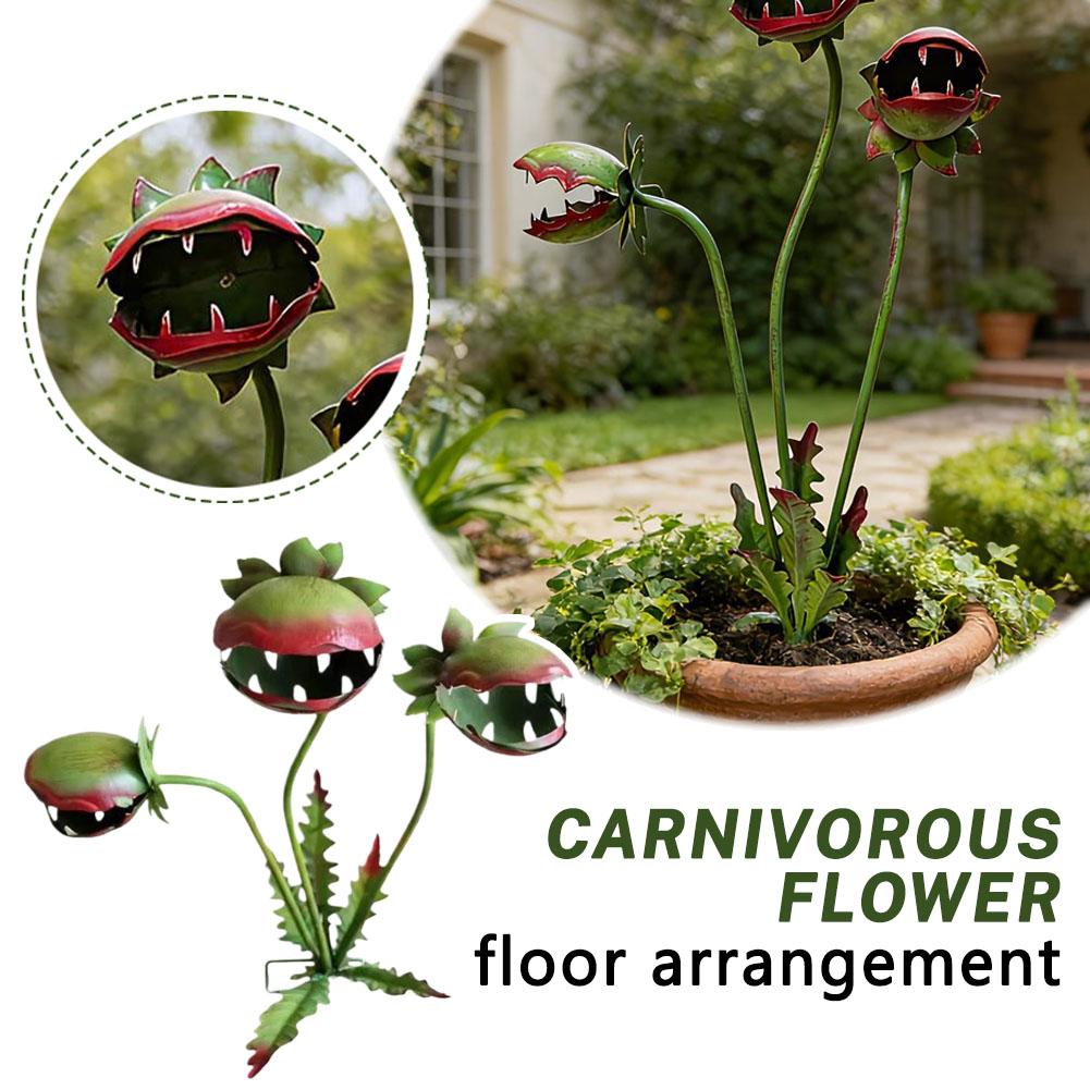 Estaca de Jardim Flor Carnívor - Resin Art Design avaliação e preço