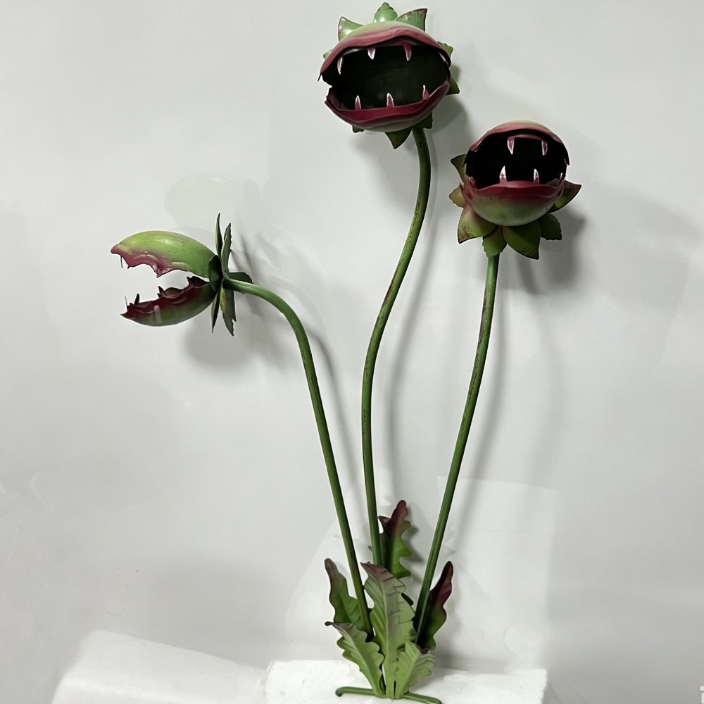 Estaca de Jardim Flor Carnívor - Resin Art Design avaliação e preço