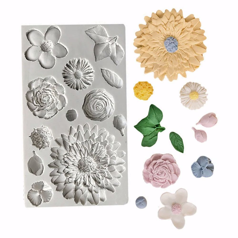 Pétalas de girassol e folhas m - Resin Art Rose Petals avaliação e preço