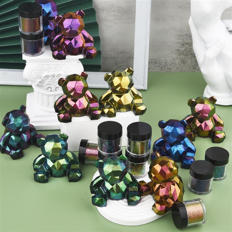 Espelho camaleões resina pigme - Glitter Powder Resin avaliação e preço