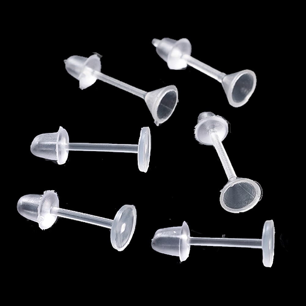 100 pçs branco hipoalergênico  - Resin Art Earrings avaliação e preço