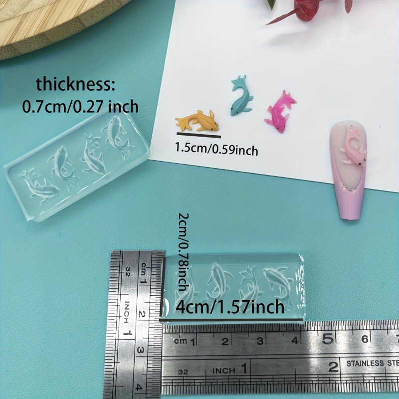 FishSilicone Mold Suit para Na - Resin Art Earrings Design avaliação e preço