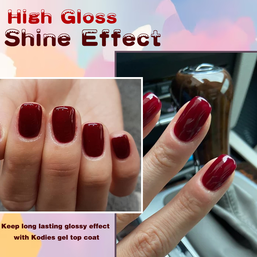 Kodies gel borgonha vermelho g - Uv Lamp Nail Resin avaliação e preço