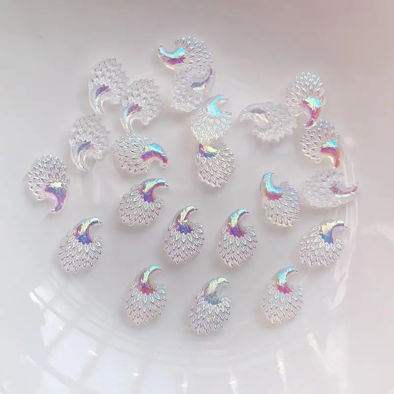 50 pçs/lote 8*12mm acessórios  - Resin Art Earrings Design avaliação e preço