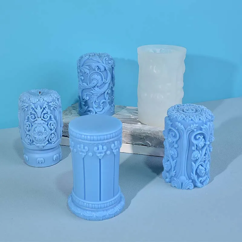 Coluna romana esculpida vela m - Resin Art Design avaliação e preço