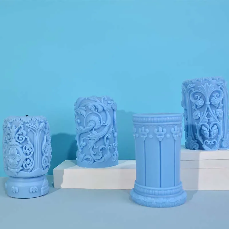 Coluna romana esculpida vela m - Resin Art Design avaliação e preço